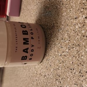 NEW Lyfestyle Co Bamboo Body Polish 4 oz. Buy One Get One Half